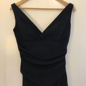 Navy Wtoo bridesmaid dress by Watters & Watters